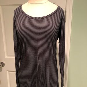 NWT Open Your Heart Reversible Long Sleeve Tee